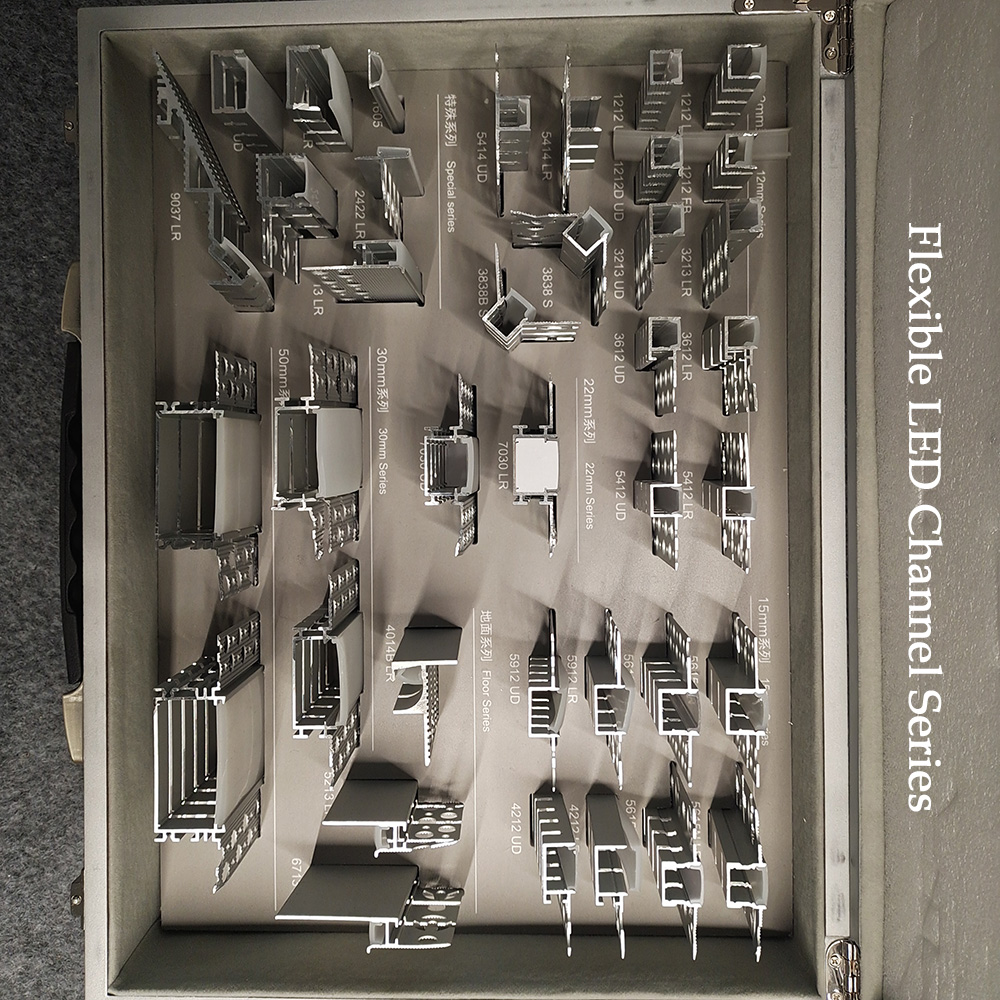 LED Aluminum Channel Sample Show Boxes LED Aluminum Channel Sample Show Boxes
